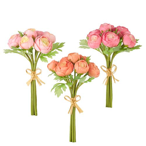Real Touch Ranunculus Bundle - 3 Colors