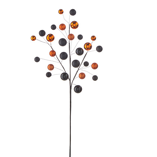 Orange and Black Ball Spray