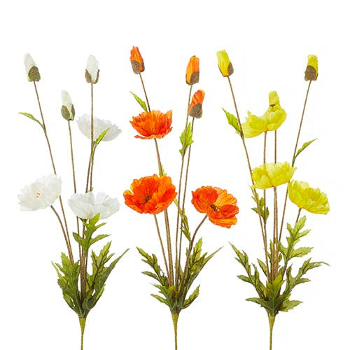 Poppy Sprays - 3 Colors