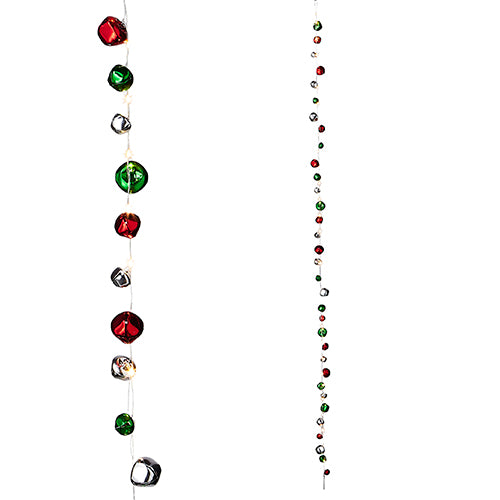 Lighted Jingle Bell Garland