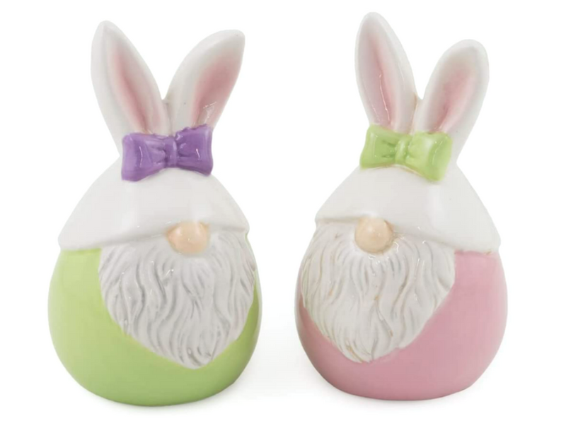 Easter Bunny Gnome Salt & Pepper Set