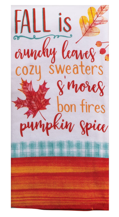 Harvest Tranquility Pumpkin Spice Dual Purpose Terry Towel