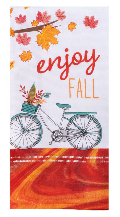 Harvest Tranquility Enjoy Fall Dual Purpose Terry Towel