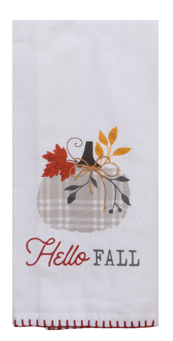 Harvest  Hello Fall Flour Sack Towel