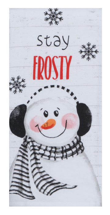 Snowy Day Frosty Dual Purpose Terry Towel