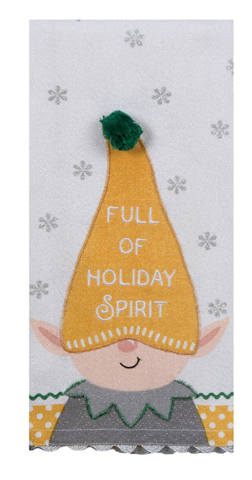 Elf Squad Holiday Spirit Tea Towel