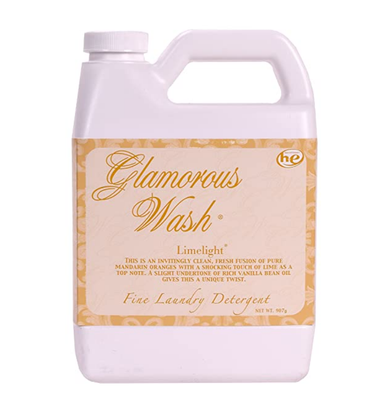 Glamorous Wash Limelight laundry detergent bottle on a white background