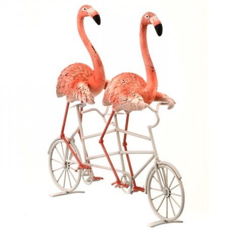 Flamingos On Bike