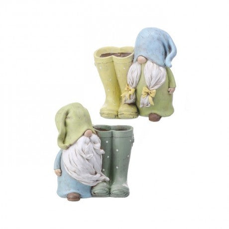 Gnome With Boot Planter - 3 Styles