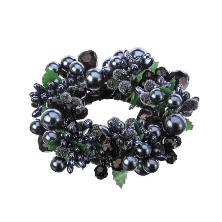 Pearl Berry/Jewel Candle Ring 2.5" - 5 Colors