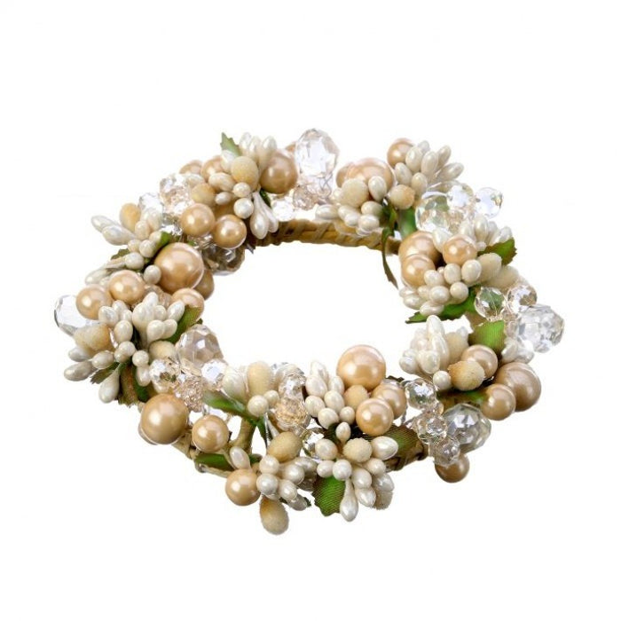 Pearl Berry Jewel Candle Ring
