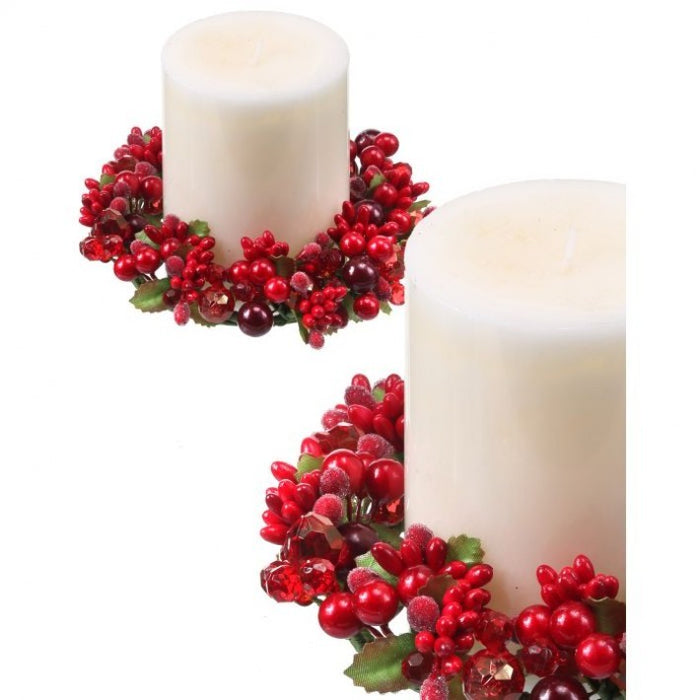 Pearl Berry Jewel Candle Ring