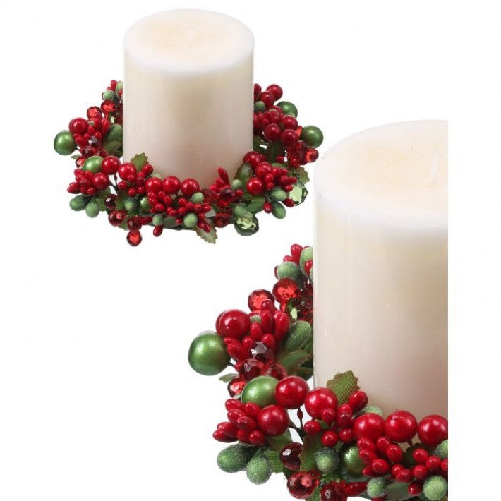 Pearl Berry Jewel Candle Ring