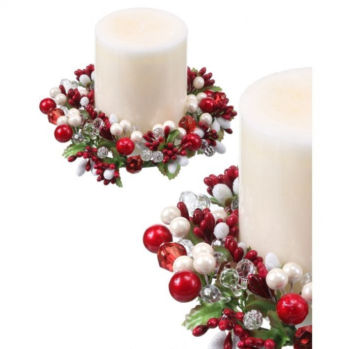 Pearl Berry Jewel Candle Ring