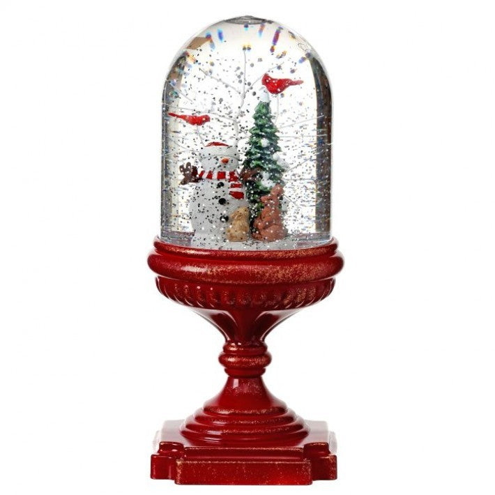 Snowmen Pedestal Water Globe