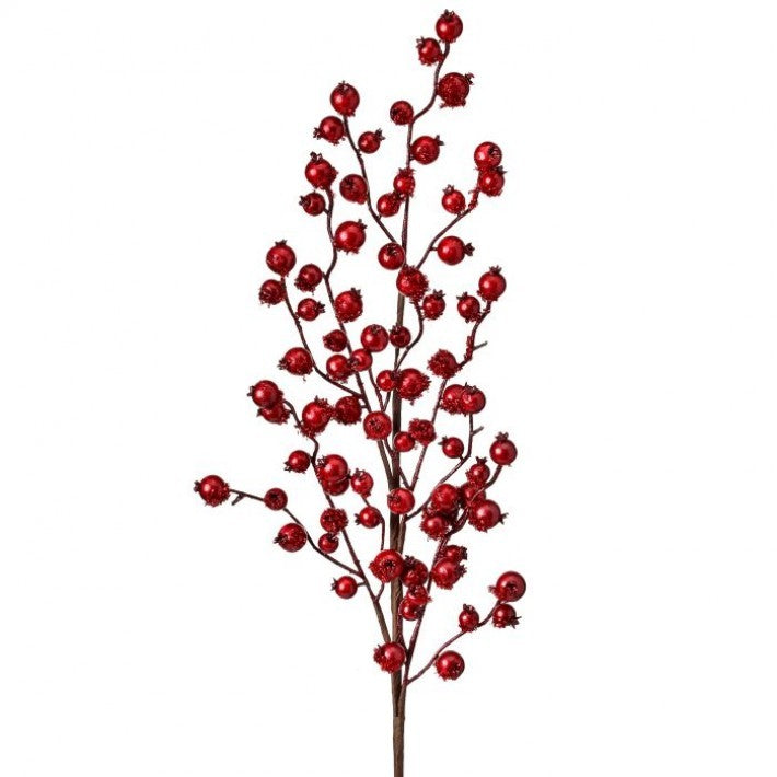 Gold Metallic Berry W/ Tinsel Spray