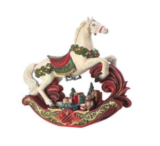 Elegant Rocking Horse With Packages
