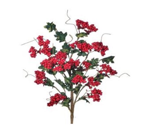 Mini Grape Berry Cluster Leaf Spray