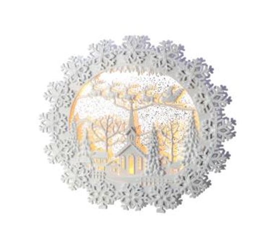 Snowflake Wreath Water Globe