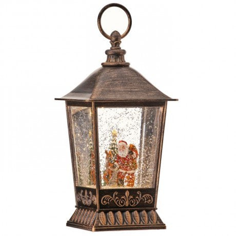 Santa and Deer Water Lantern