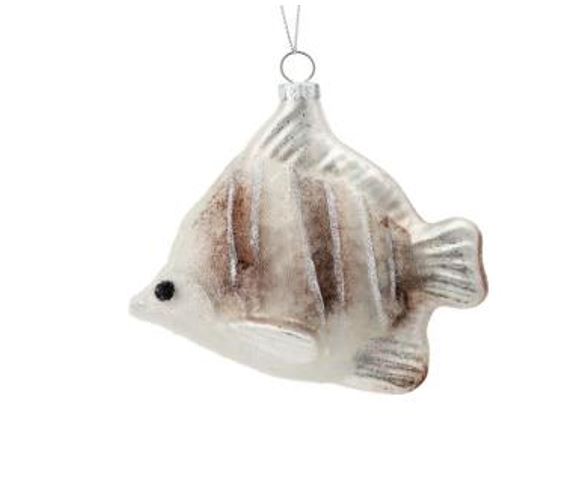 Glass Beaded Butterfly Fish Ornament