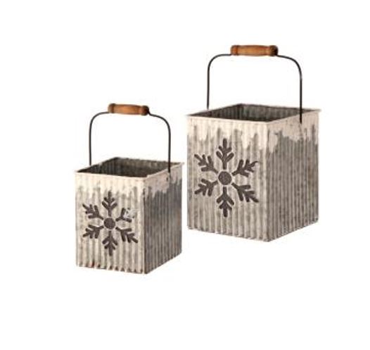 Cutout Snowflake Containers - 3 Options