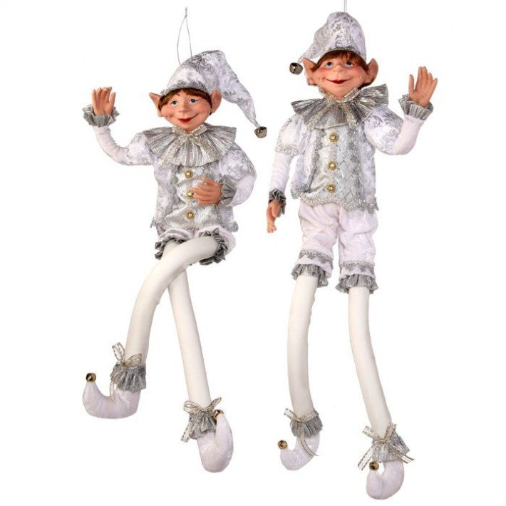 White Silver Bendable Elf