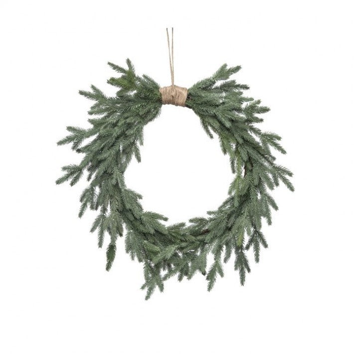 Fir Wreath W/ Jute - 24"