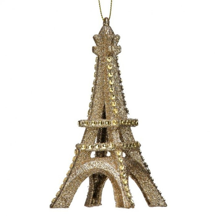 Glitter Eifel Tower Ornament