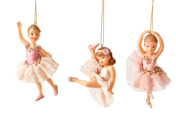 Ballet Dancer Ornaments - 3 Styles