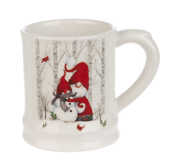 Gnome & Snowman Mug