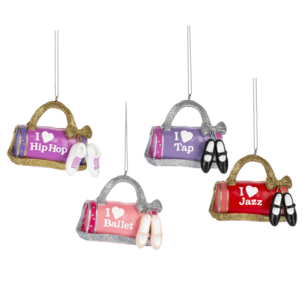 Dance Bag Ornaments - 4 Styles