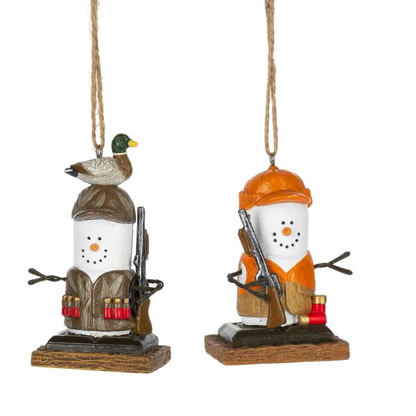 S'mores Duck Hunting Ornaments - 2 Options