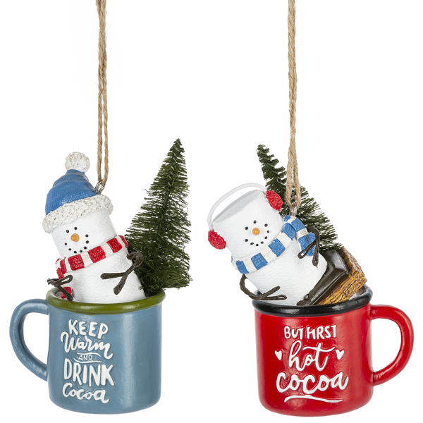 S'more Cocoa Ornaments