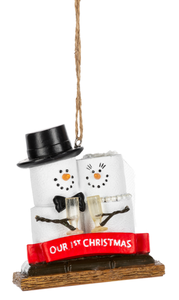 S'mores Ornament - Our 1st Christmas