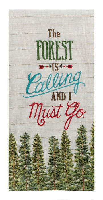 Forest Calling Dual Purpose Terry Towel