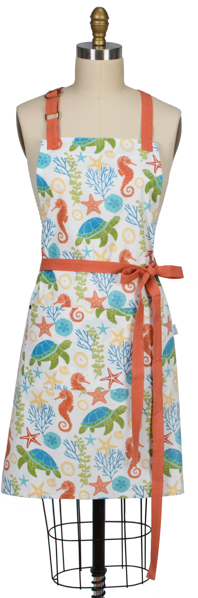 Beach House Sea Turtle Chef Apron