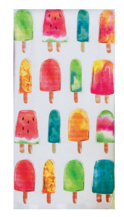 Summer Fun Popsicles Dual Purpose Terry Towel