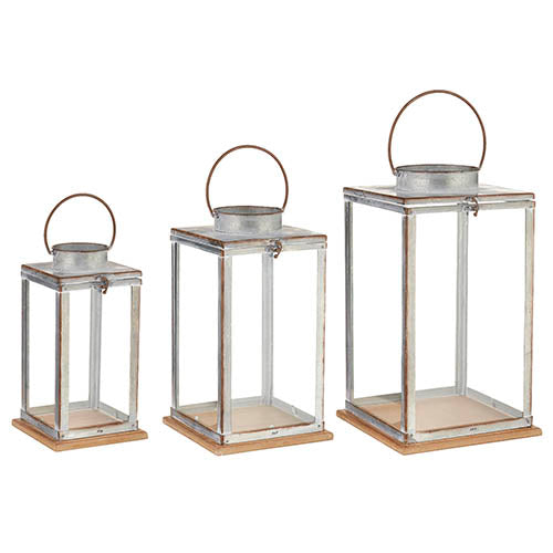 Galvanized Lantern - 3 Sizes