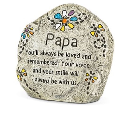 Cement Memorial Stone, Papa