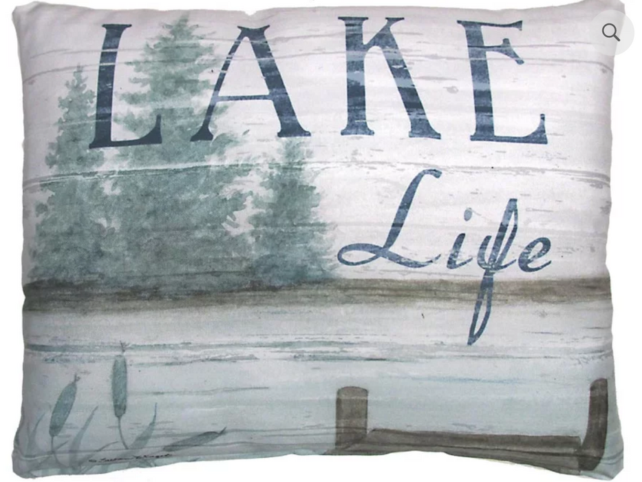 Lake Life Pier Pillow