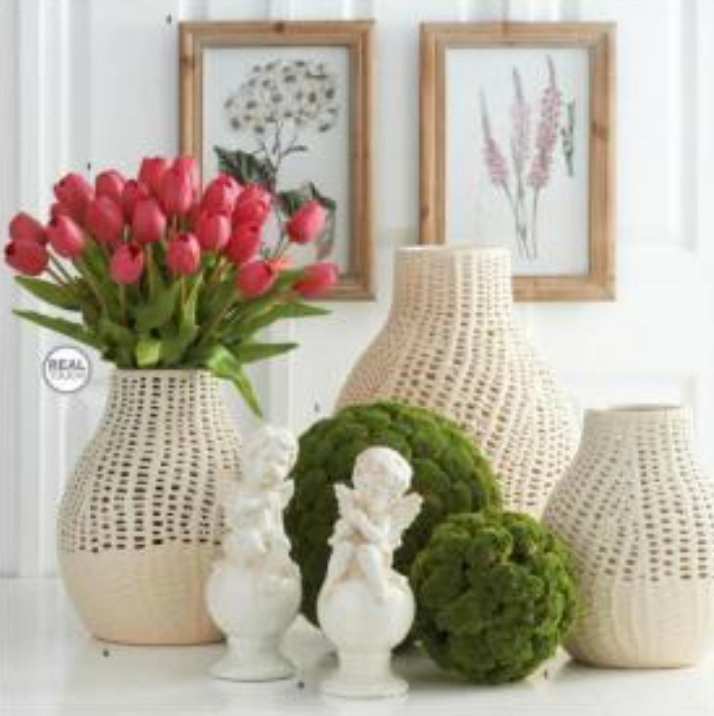 Ceramic Cherub on Orb - 2 Styles