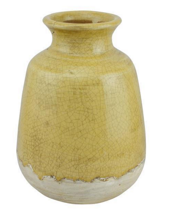 Wheat Stoneware Vase