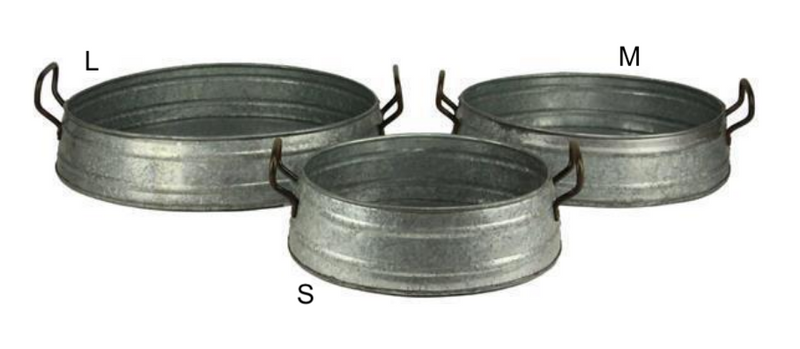 Metal Deep Trays - 3 Sizes