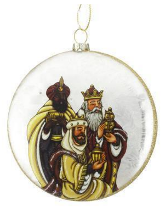 Nativity Disc Ornament