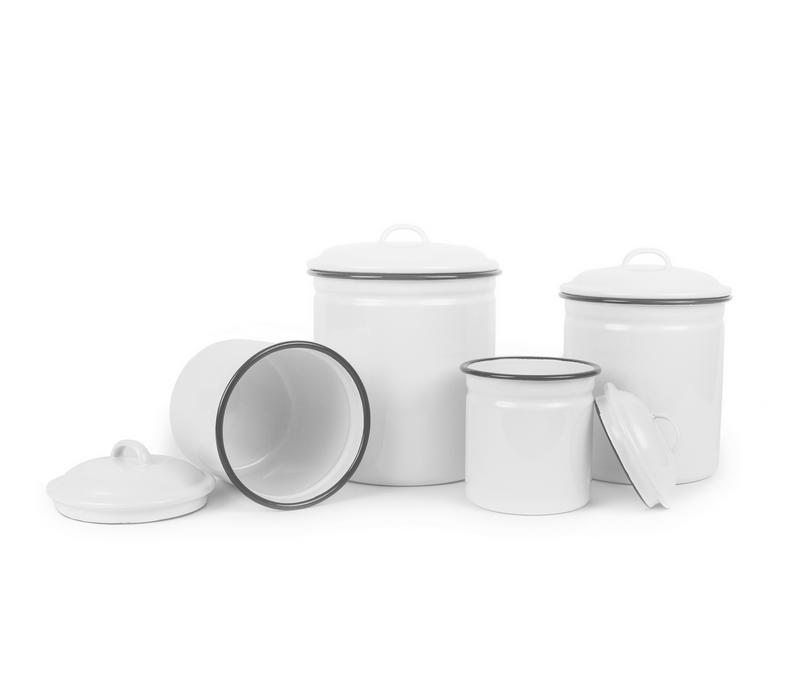 Canister Set  4 pc. - 3 Colors