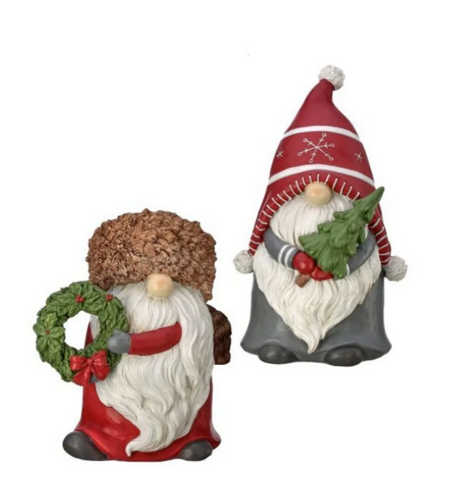 Santa Gnome With Tree/Wreath - 3 Options