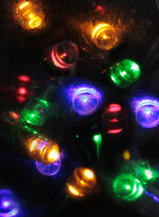 Multi Colored LED Strand Battery Operated - 2 Sizes