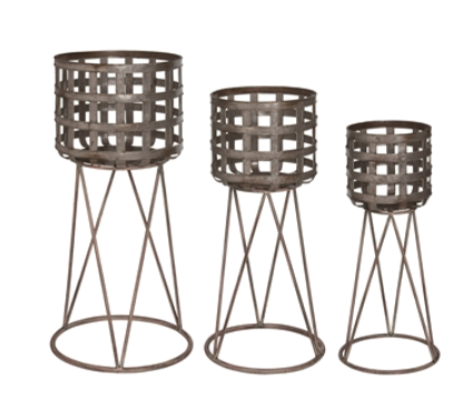 Metal Woven Container - 3 Sizes