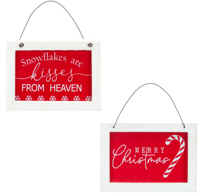 Merry Christmas Reversible Sign